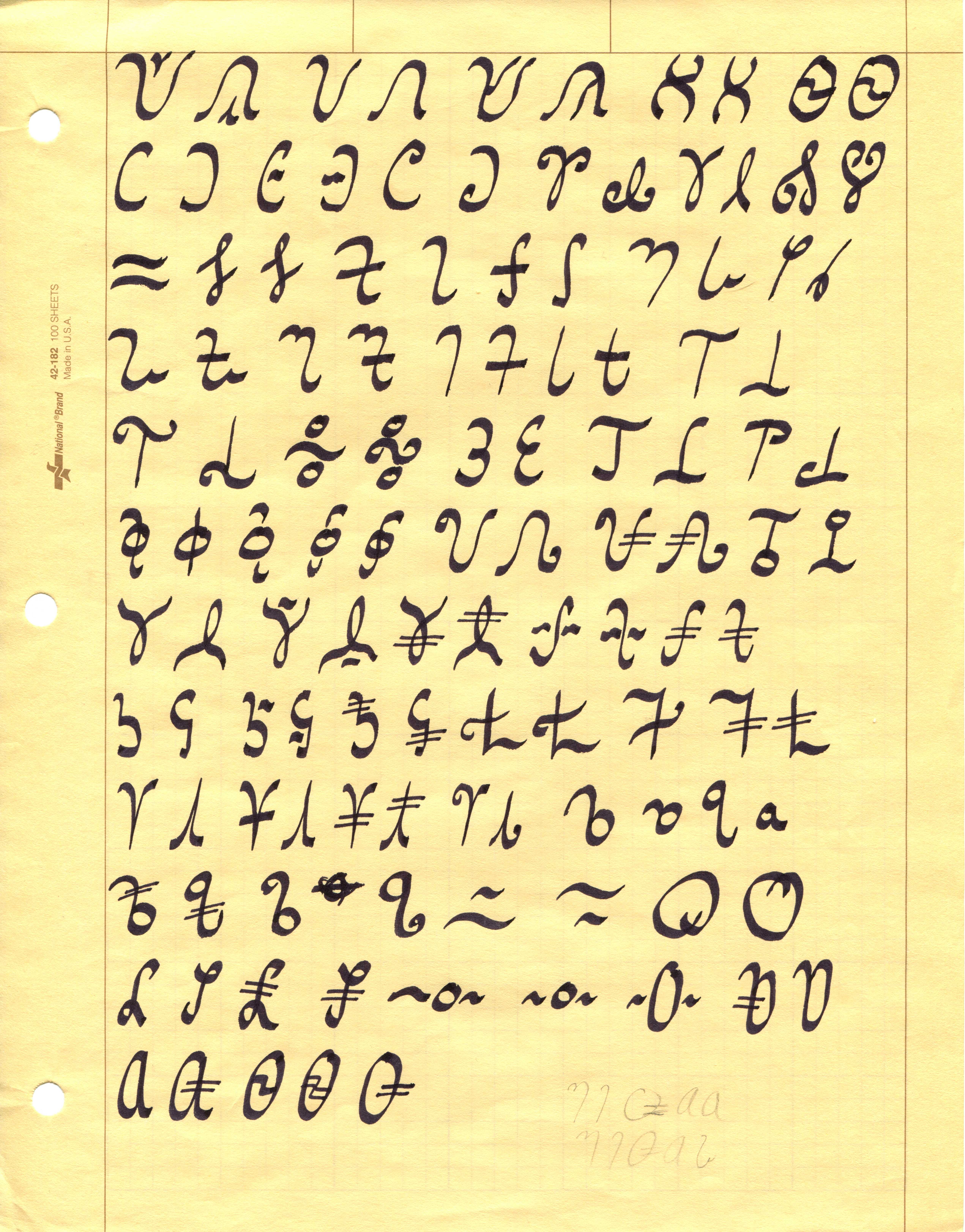 alphabet doodles page 2