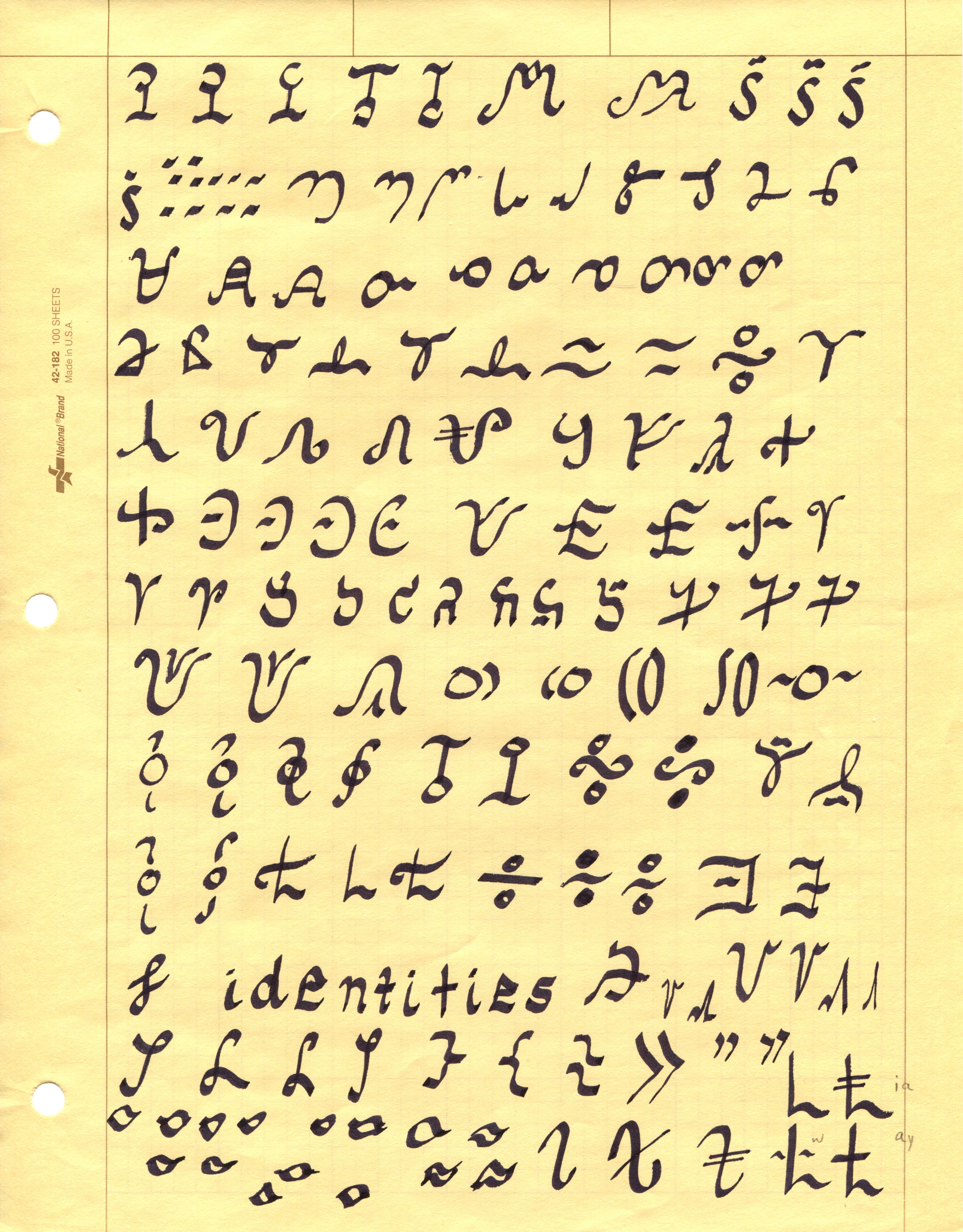 alphabet doodles page 5