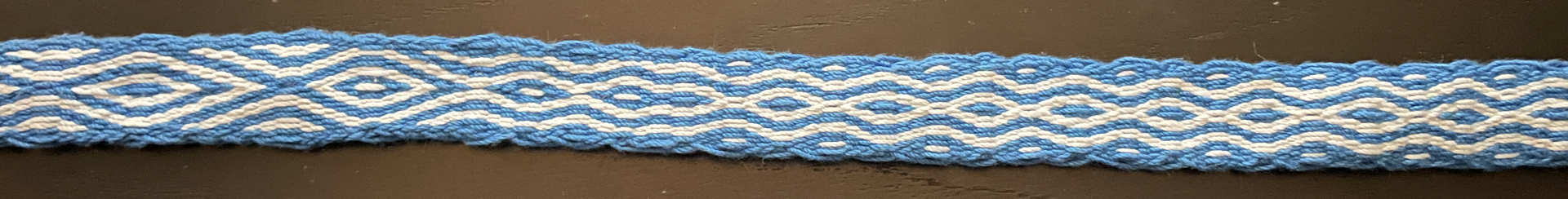 part 2 of the blue and white cotton band